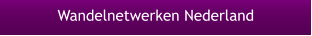 Wandelnetwerken Nederland